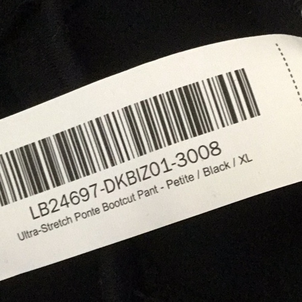 Quince, Pull on Ultra Stretch Ponte Bootcut Black Pant.Casual Career All Seasons - Picture 6 of 9